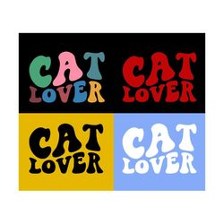 cat lover svg, cat mom svg, love cats svg, cat paw svg, animal lover shirt svg, cat svg, wavy stacked svg svg dxf eps png