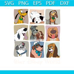 disney dogs walt disney world svg digital cricut file