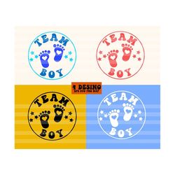 team boy svg, new mom svg, team healthy baby svg, new baby party t-shirt svg, baby boy svg, baby girl svg, gender reveal svg, pregnancy svg