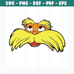 lorax face svg, the cat in the hat svg, dr seuss svg, dr. seuss svg, thing one svg, thing two svg, fish one svg, fish tw