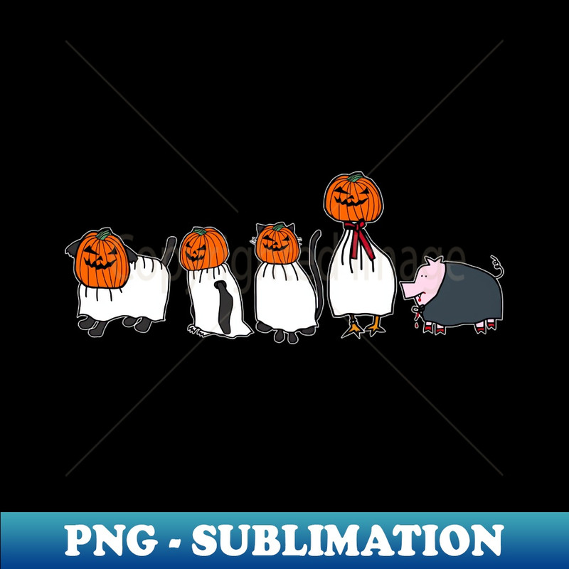 OL-20231101-18802_Pig Wears Wrong Costume to Halloween Horror Pumpkin Head Party 1061.jpg