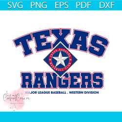 retro texas rangers mlb baseball club svg graphic file