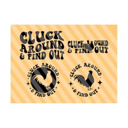 cluck around and find out svg png, wrong bitch, motivational svg, women t-shirt svg, strong women svg, adult humor svg, wavy stacked svg
