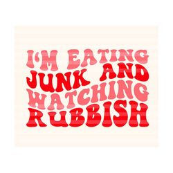i'm eating junk and watching rubbish svg, merry and bright svg, christmas t-shirt svg, christmas svg, wavy stacked svg