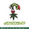 The Grinch Mistlestoned Embroidery design, Grinch christmas Embroidery, Grinch design, logo shirt, Digital download..jpg