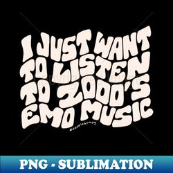 emo music - instant png sublimation download - defying the norms