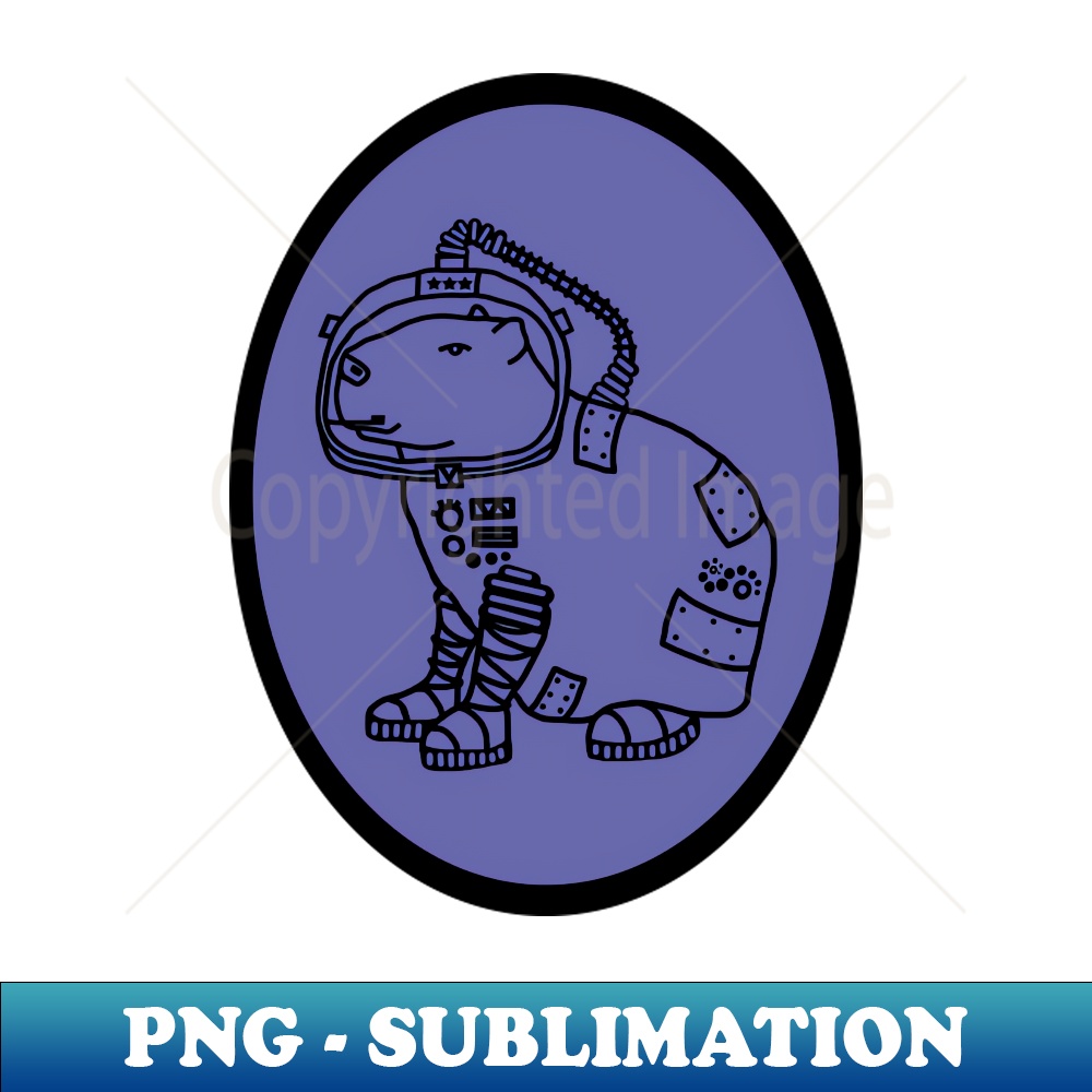 PJ-20231101-22659_Space Capybara Sci Fi Astronaut Oval 6222.jpg
