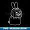 PT-20231101-16303_Minimal White Line Cute Bunny Rabbit Wearing Halloween Horror Costume 5153.jpg