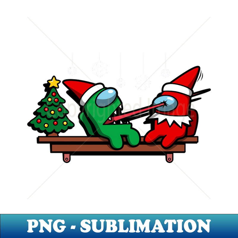 QL-20231101-8984_Funny Spooky Christmas Gamer Elf On A Shelf Horror Xmas 9556.jpg