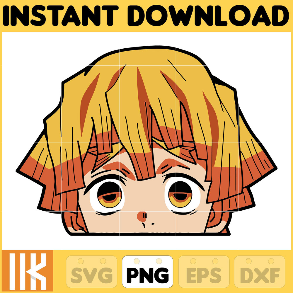 Anime Peeking Premium Graphic Design, Cute , Cool, Anime PNG, Print on Demand, Stickers, Anime Peeker (34).jpg