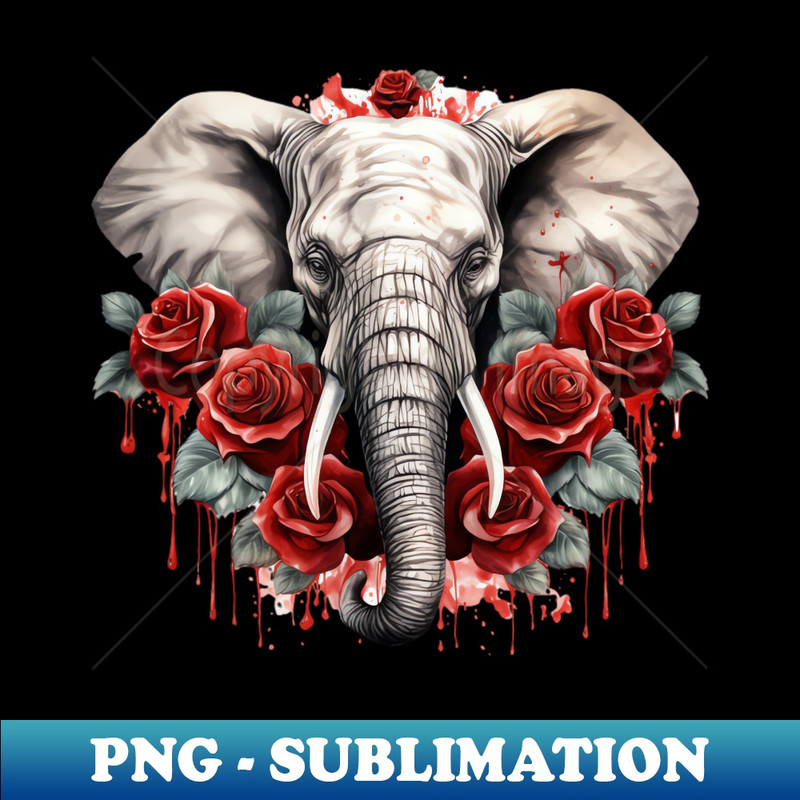 QO-20231101-9939_Gothic Elephant Wild Forest Animals Roses 3956.jpg