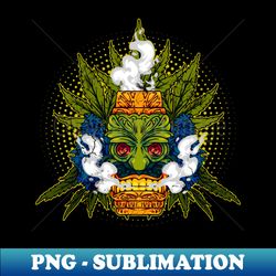 marijuana tiki cannabis weed 420 pot stoner gift - trendy sublimation digital download - defying the norms