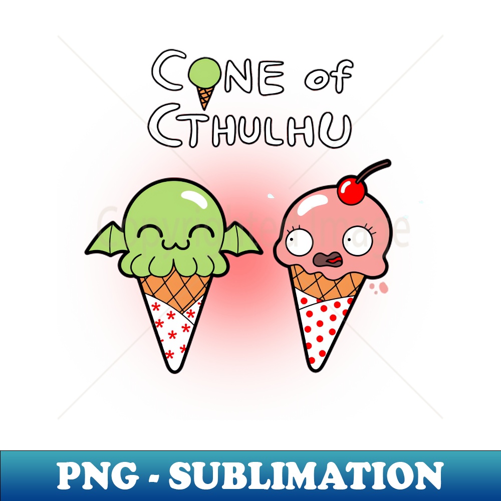 QX-20231101-24126_The Cone of Cthulhu Cute Cthulhu Ice Cream Cartoon For Summer 5181.jpg