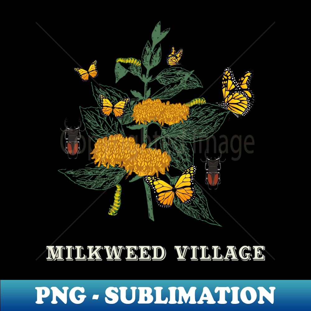 RE-20231101-9513_Gift for Monarch Butterfly Lovers Plant Milkweed Village 4158.jpg