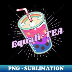 equali-tea bi boba - aesthetic sublimation digital file - perfect for personalization