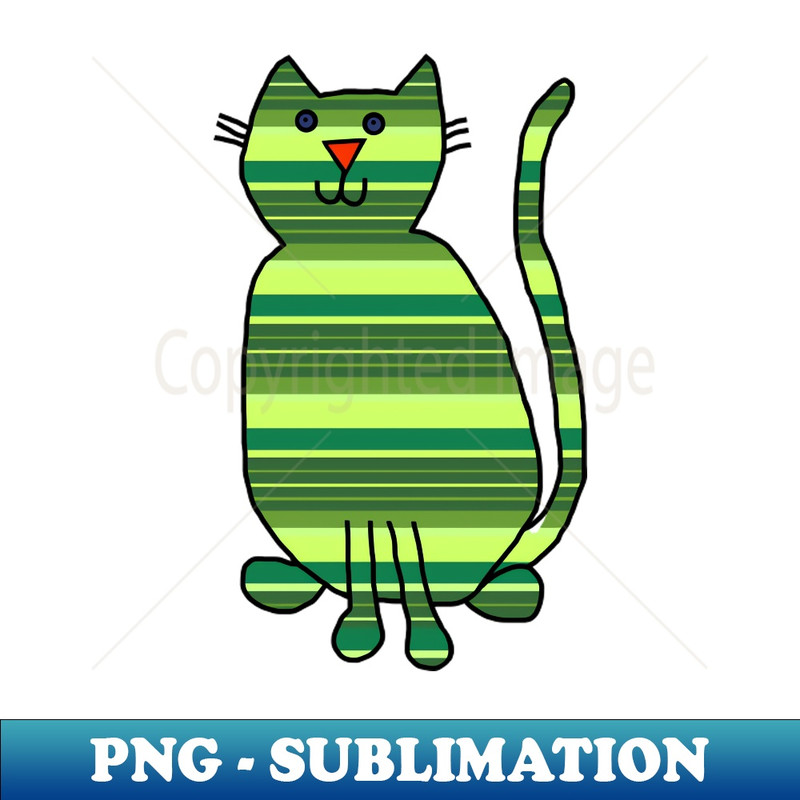 RT-20231101-3714_Cat Green Stripes Animals 3945.jpg