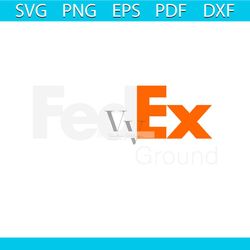 vintage fedex ground logo svg graphic design file