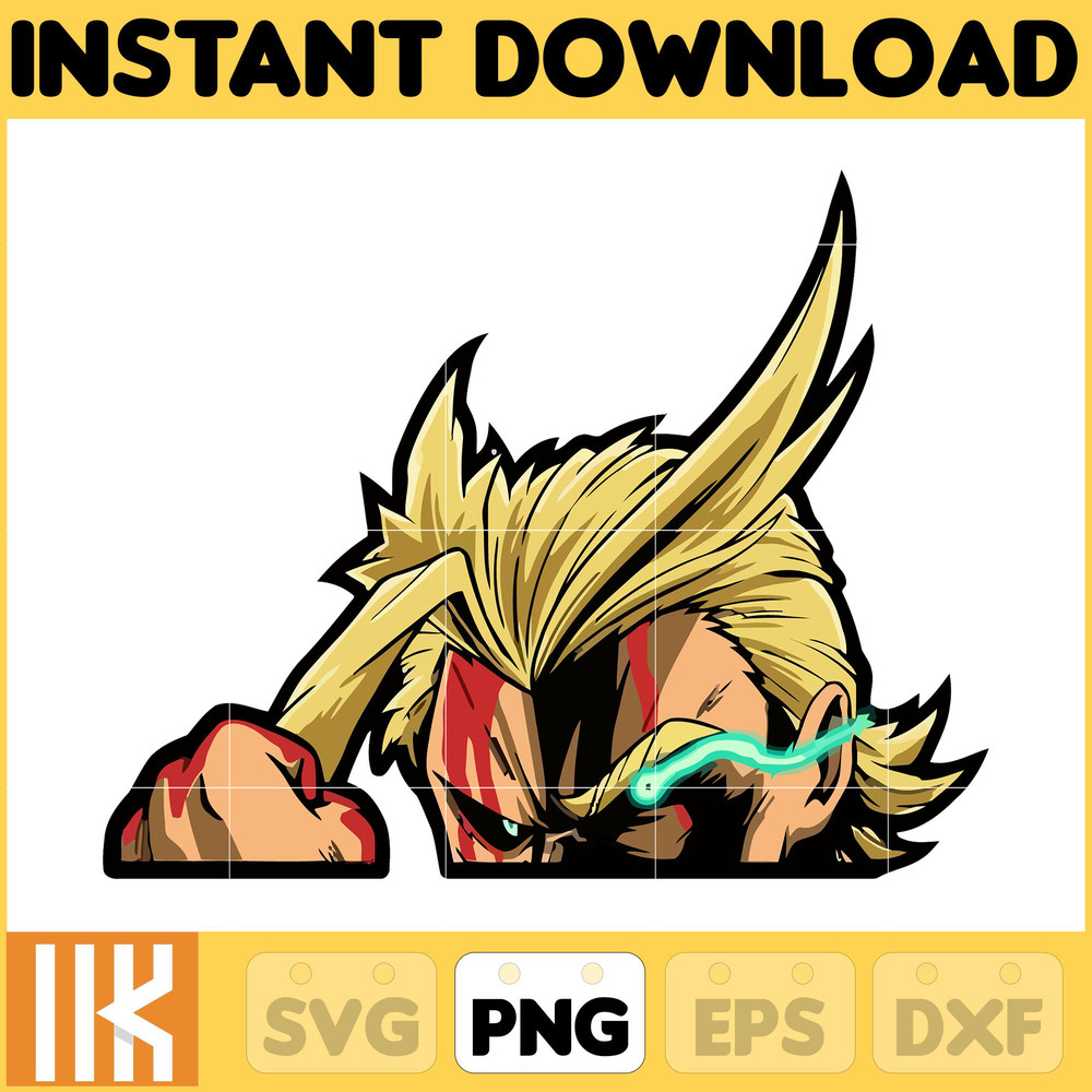 Anime Peeking Premium Graphic Design, Cute , Cool, Anime PNG, Print on Demand, Stickers, Anime Peeker (48).jpg