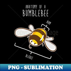 bumblebee anatomy - vintage sublimation png download - stunning sublimation graphics