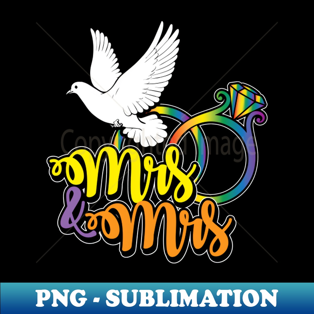 SY-20231101-16742_mrsmrs - Just Married Gay Wedding Rainbow LGBT Mrs mrs 3791.jpg