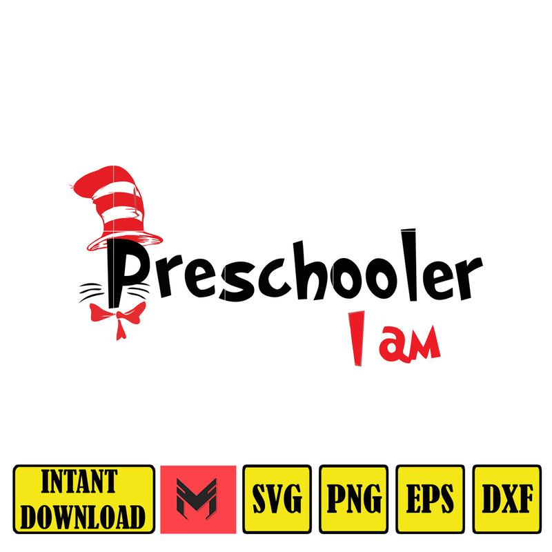 Dr Seuss Svg Layered Item, Dr. Seuss Quotes Cat In The Hat Svg Clipart, Cricut, Digital Vector Cut File, Cat And The Hat (118).jpg