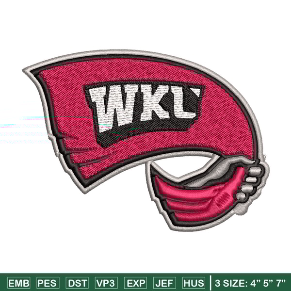 Western Kentucky Hilltoppers embroidery design, Western Kentucky Hilltoppers embroidery, logo Sport, NCAA embroidery..jpg