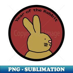 year of the rabbit cute - special edition sublimation png file - defying the norms