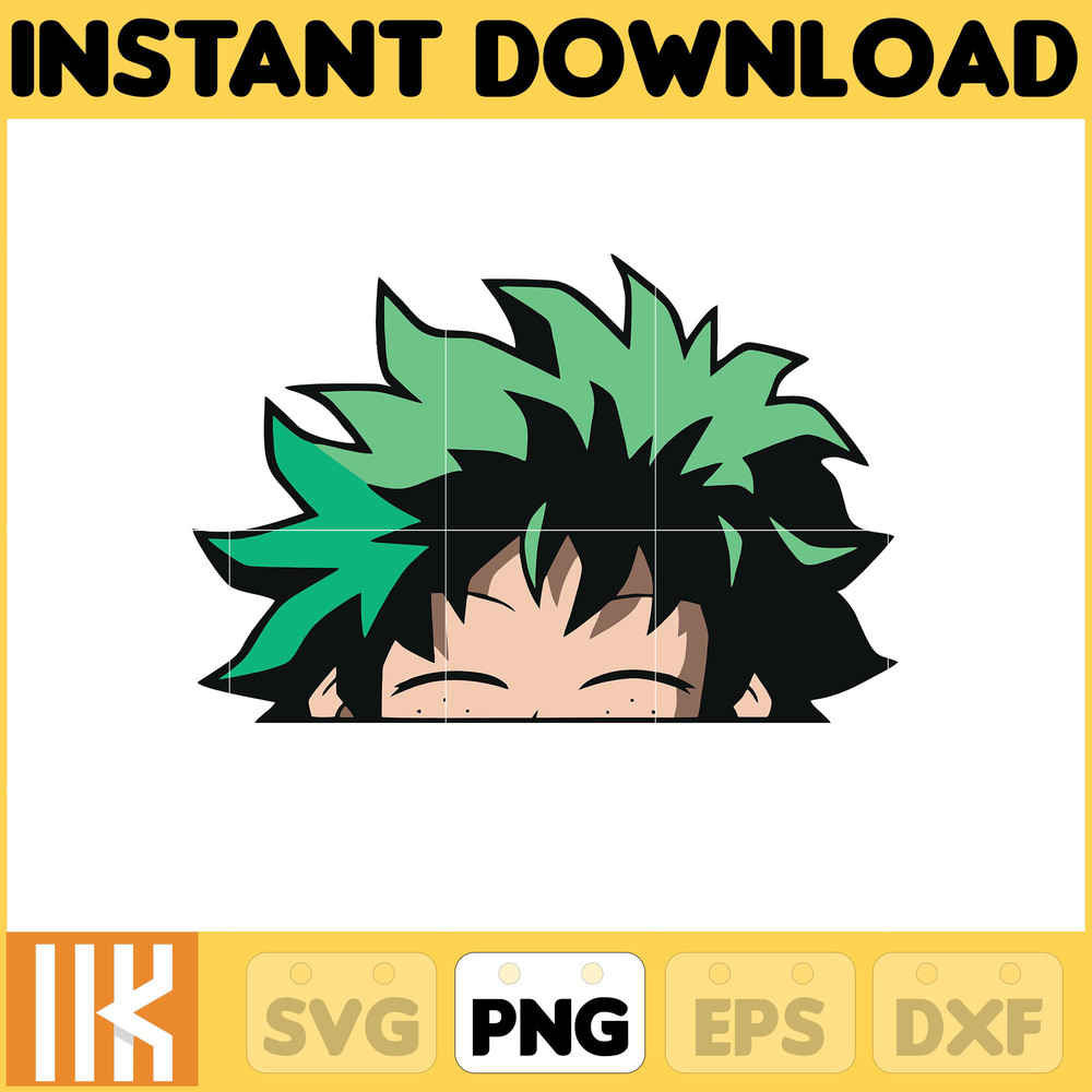 Anime Peeking Premium Graphic Design, Cute , Cool, Anime PNG, Print on Demand, Stickers, Anime Peeker (52).jpg