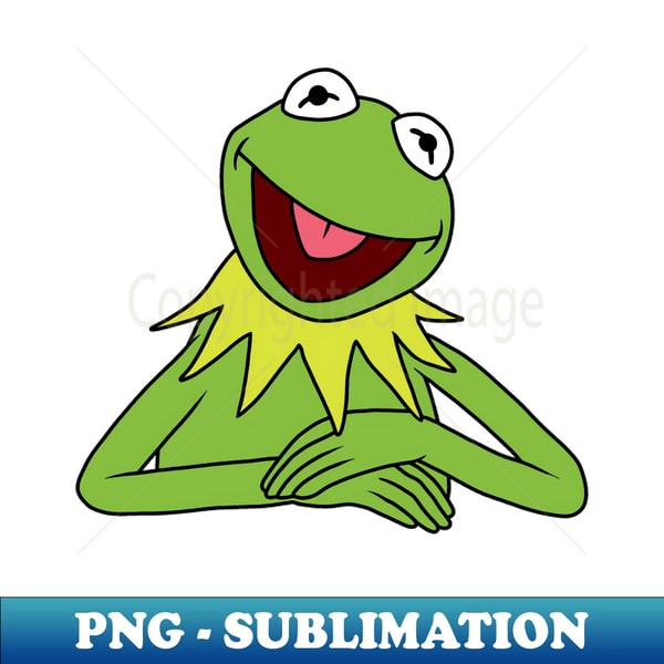 Kermit Lettering Kermit The Frog - Signature Sublimation PNG File - Vibrant a | Inspire ...