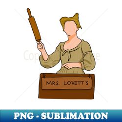 Mrs Lovett With Rolling Pin Sweeney Todd - Png Transparent Sublimation Design - Stunning Sublimation Graphics