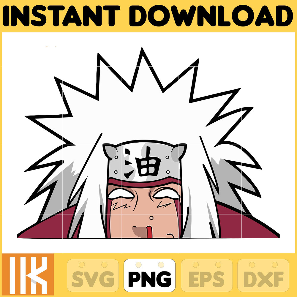 Anime Peeking Premium Graphic Design, Cute , Cool, Anime PNG, Print on Demand, Stickers, Anime Peeker (62).jpg