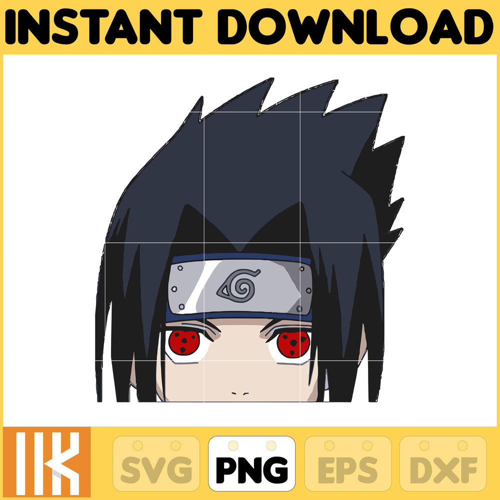 Anime Peeking Premium Graphic Design, Cute , Cool, Anime PNG, Print on Demand, Stickers, Anime Peeker (68).jpg