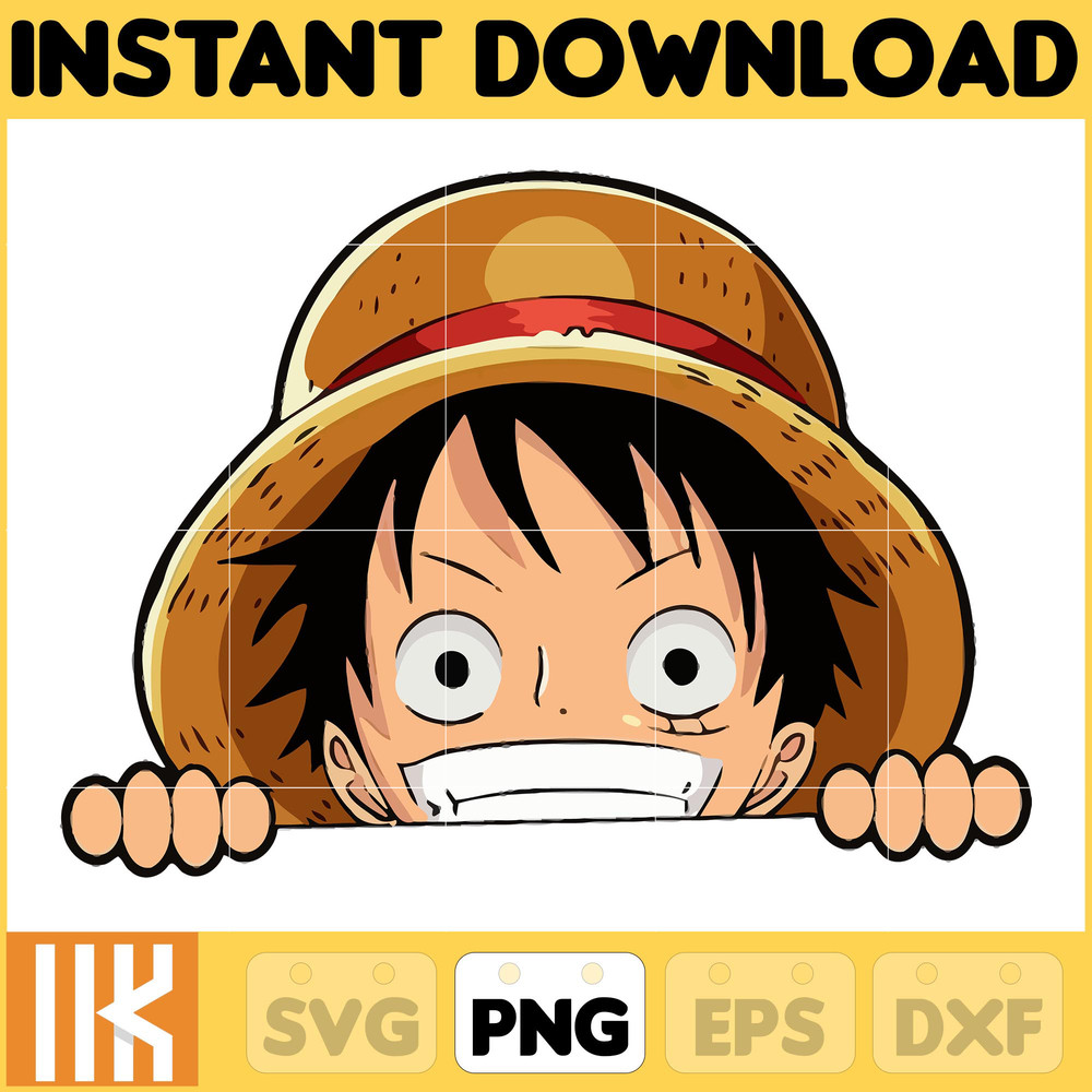 Anime Peeking Premium Graphic Design, Cute , Cool, Anime PNG, Print on Demand, Stickers, Anime Peeker (72).jpg