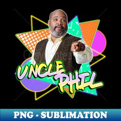 uncle phil  fresh prince 90s fan art - instant sublimation digital download - stunning sublimation graphics