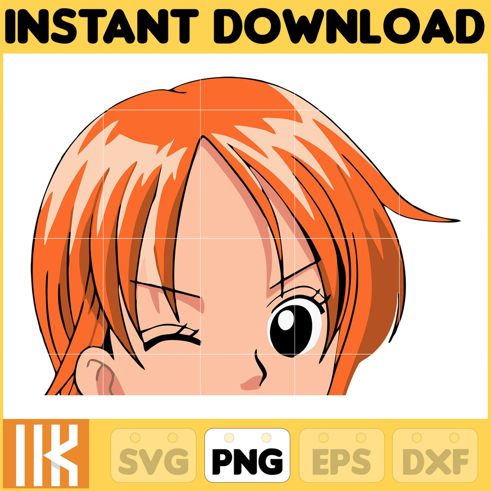 Anime Peeking Premium Graphic Design, Cute , Cool, Anime PNG, Print on Demand, Stickers, Anime Peeker (74).jpg