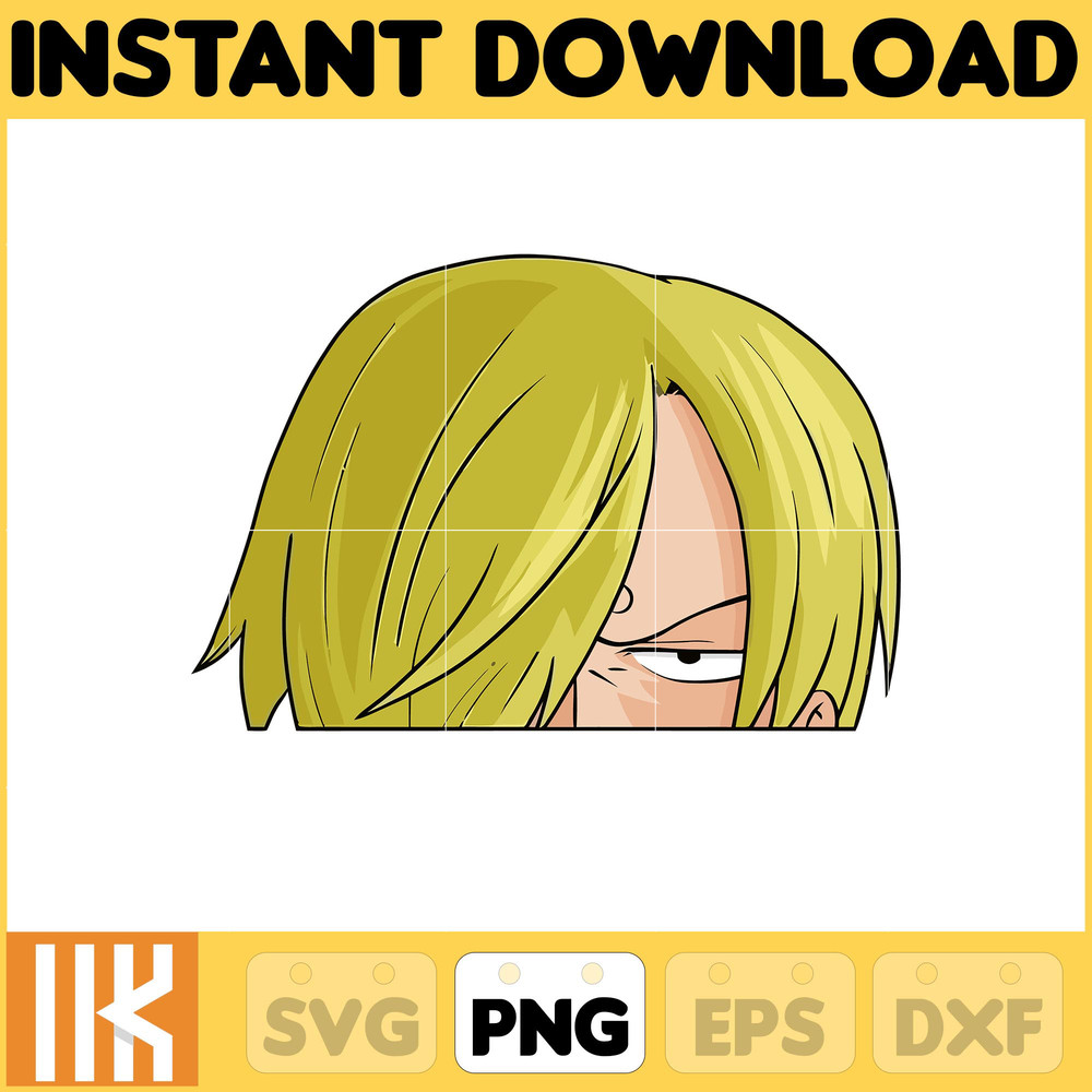 Anime Peeking Premium Graphic Design, Cute , Cool, Anime PNG, Print on Demand, Stickers, Anime Peeker (76).jpg