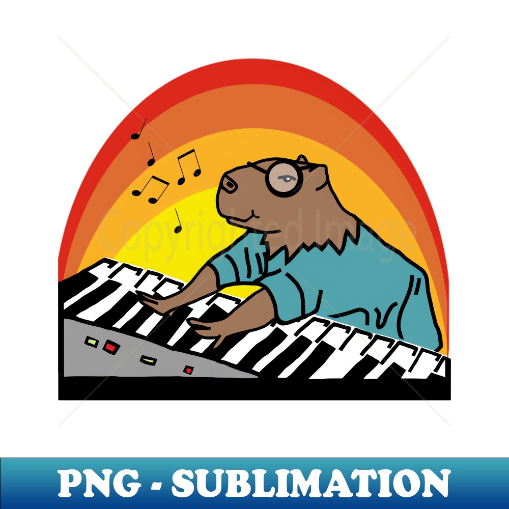 UZ-20231101-8623_Funny Capybara Wearing Glasses Playing Piano Music 7506.jpg