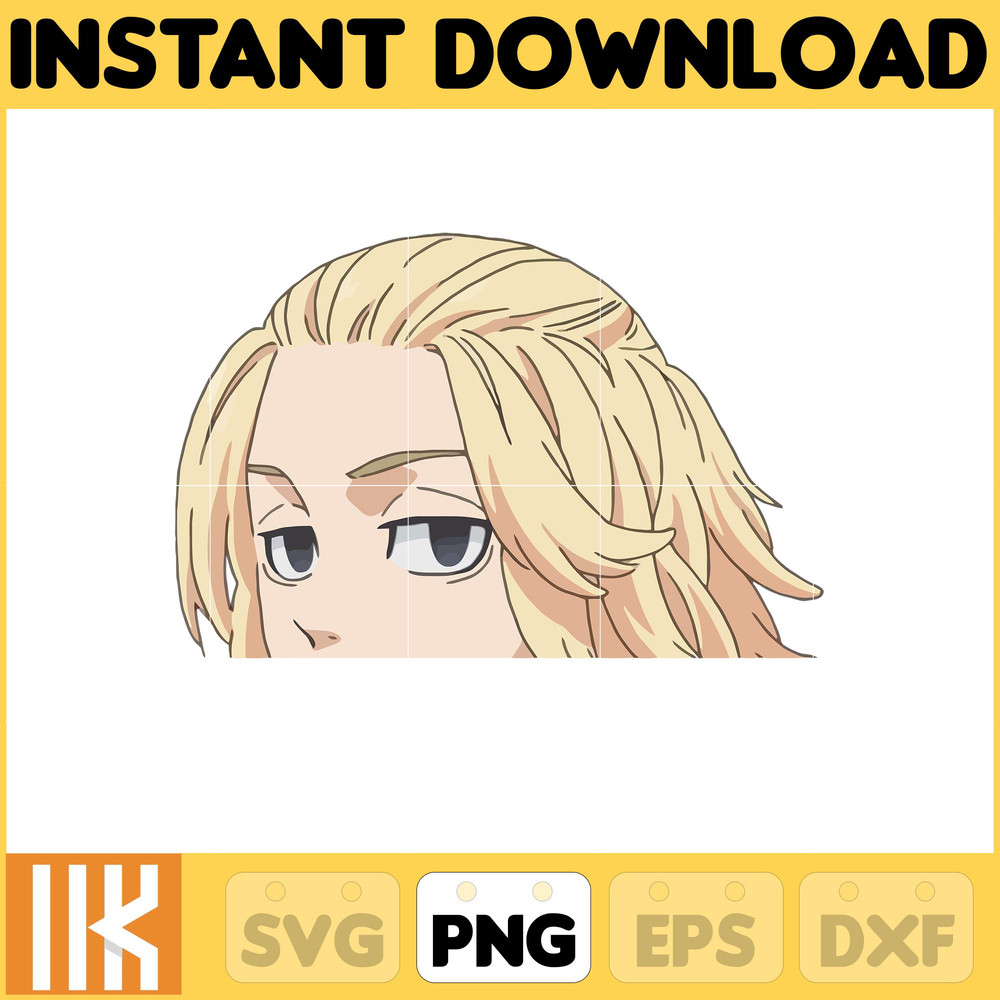 Anime Peeking Premium Graphic Design, Cute , Cool, Anime PNG, Print on Demand, Stickers, Anime Peeker (89).jpg