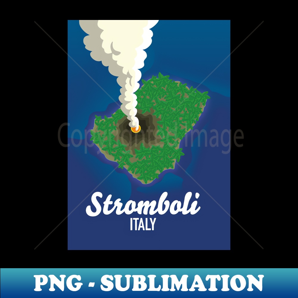VH-20231101-23209_Stromboli Italy travel cartoon map 1409.jpg