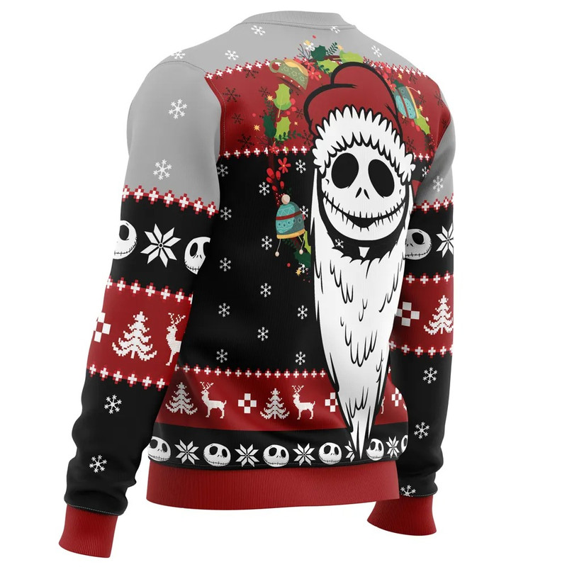 Merry Nightmare The Nightmare Before All Over Print Hoodie 3D Zip Hoodie 3D Ugly Christmas Sweater 3D Fleece Hoodie