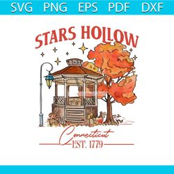 stars hollow connecticut est 1779 png sublimation design
