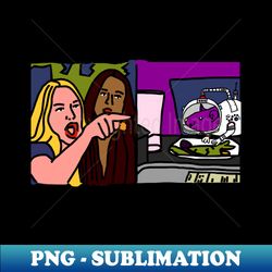 woman yelling at cat meme sci fi space rat - high-quality png sublimation download - unleash your creativity