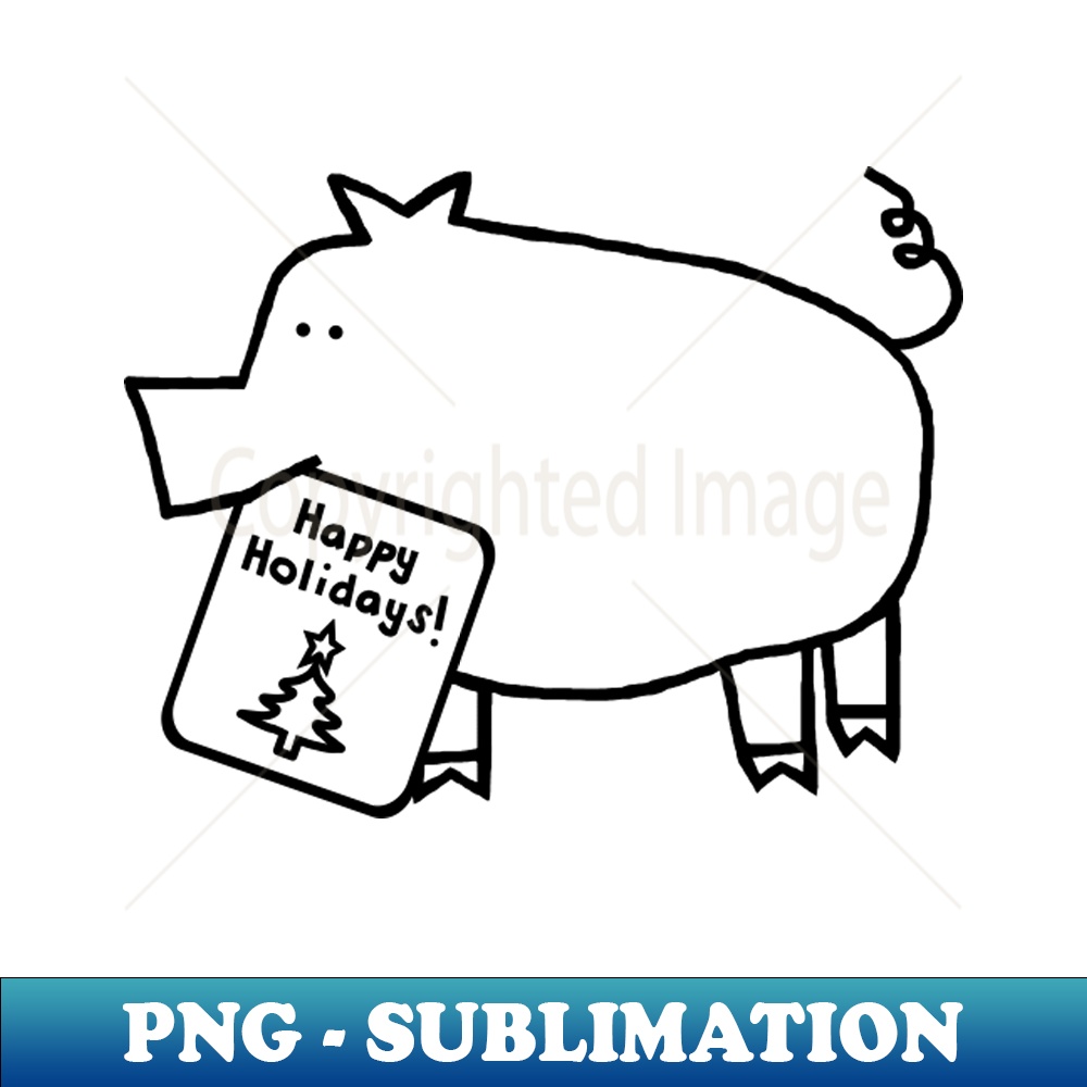 VL-20231101-5289_Cute Christmas Pig says Happy Holidays Line Art 3096.jpg