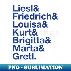 the sound of music names ampersand - premium png sublimation file - perfect for creative projects