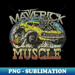 maverick muscle 1970 - trendy sublimation digital download - instantly transform your sublimation projects