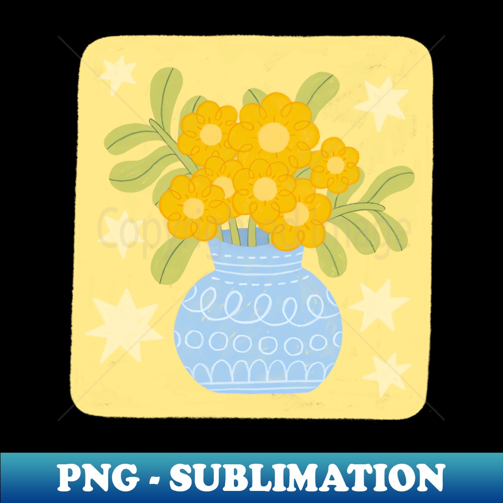 VY-20231101-27493_Yellow Flower Blue Vase 5471.jpg