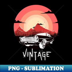 80s car - png transparent digital download file for sublimation - unleash your inner rebellion