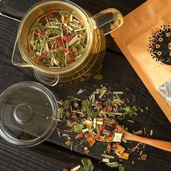 Organic Herbal tea with Goji Berries and Rosehips Detox tea Antioxidant Energy booster
