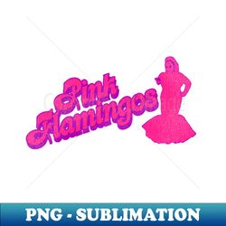 pink flamingos - signature sublimation png file - stunning sublimation graphics