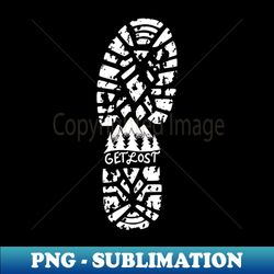 get lost - hiking camping wanderlust travel outdoor - premium png sublimation file - perfect for creative projects